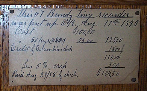 Bundy No. 7 Detail 3