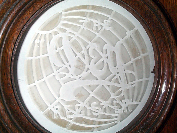 Etched Glass Window