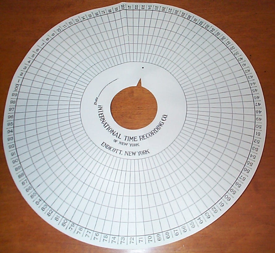 Original Recording Paper